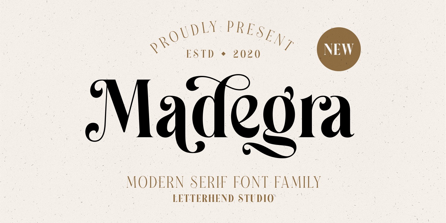 Пример шрифта Madegra